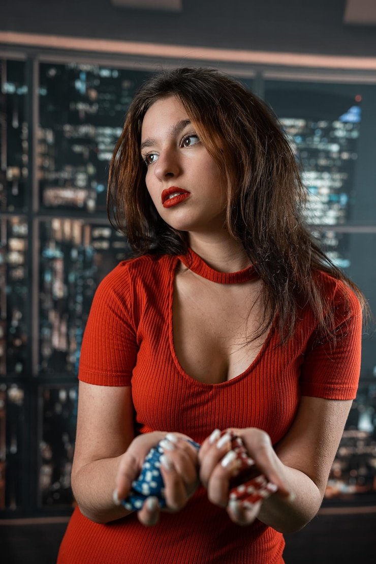Croupier spinning the ball on 3446 slot 3446 slot croupier holding the roulette ball
